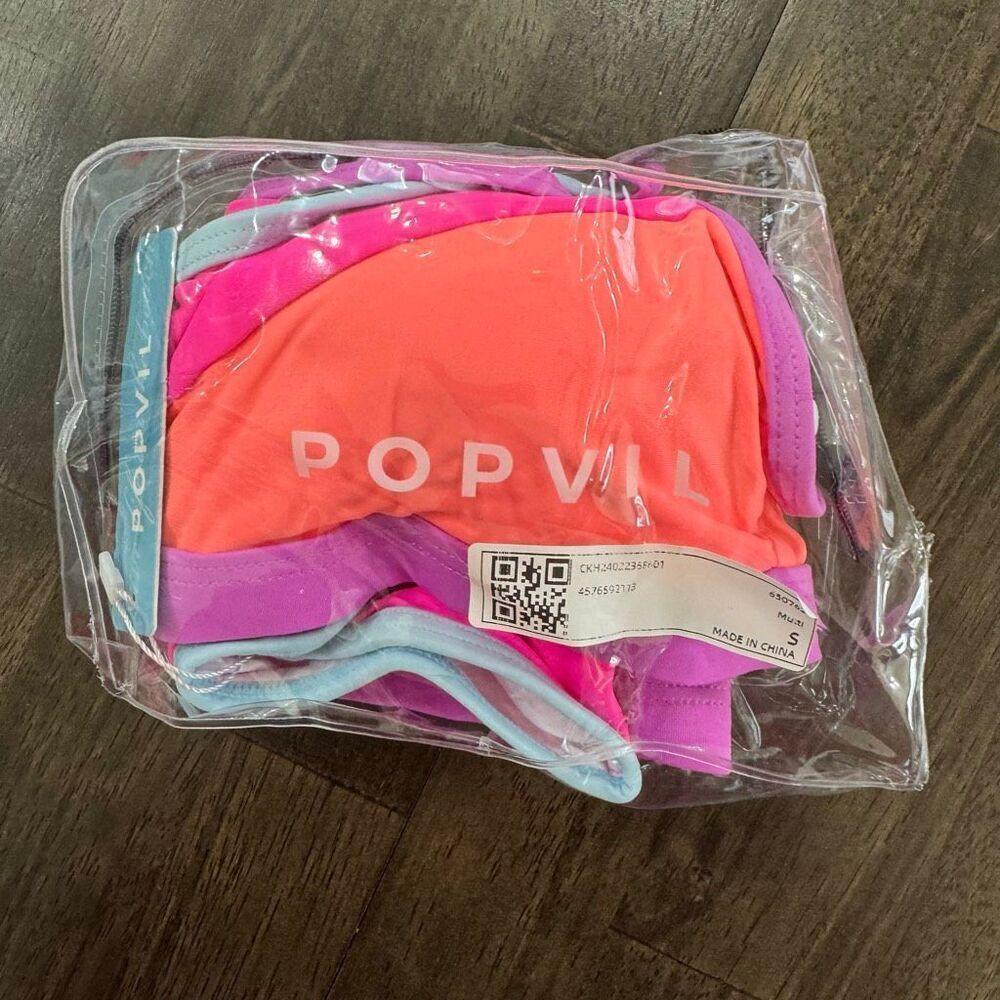 Popvil V Wire Color Block Bikini Set - Picture 3 of 5